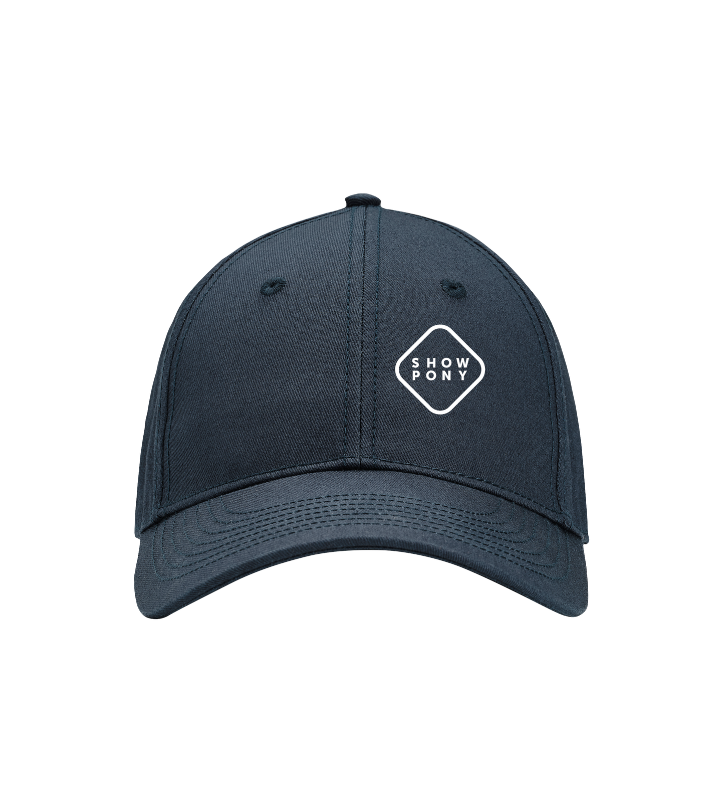 Showpony Twill baseball cap, White label