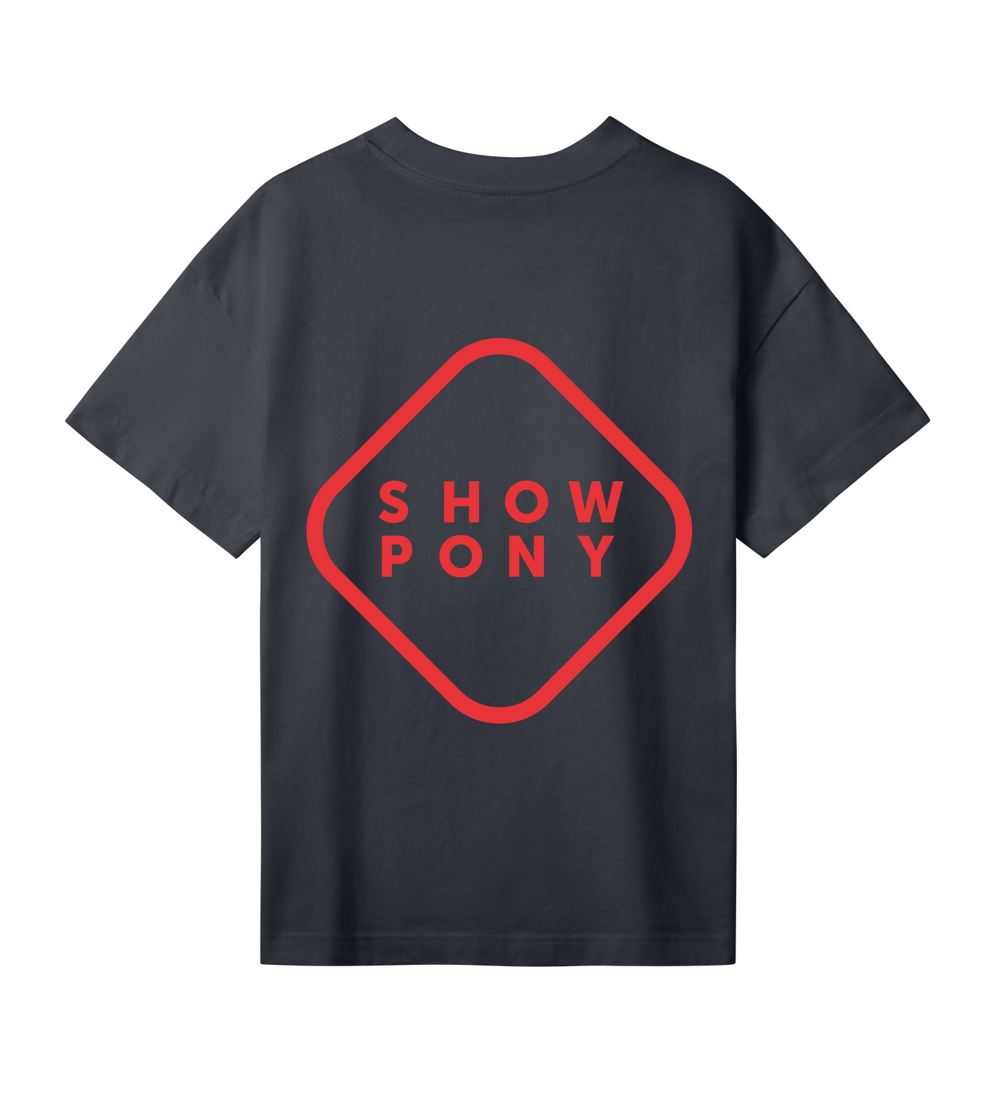 Showpony womens oversized tee, red label