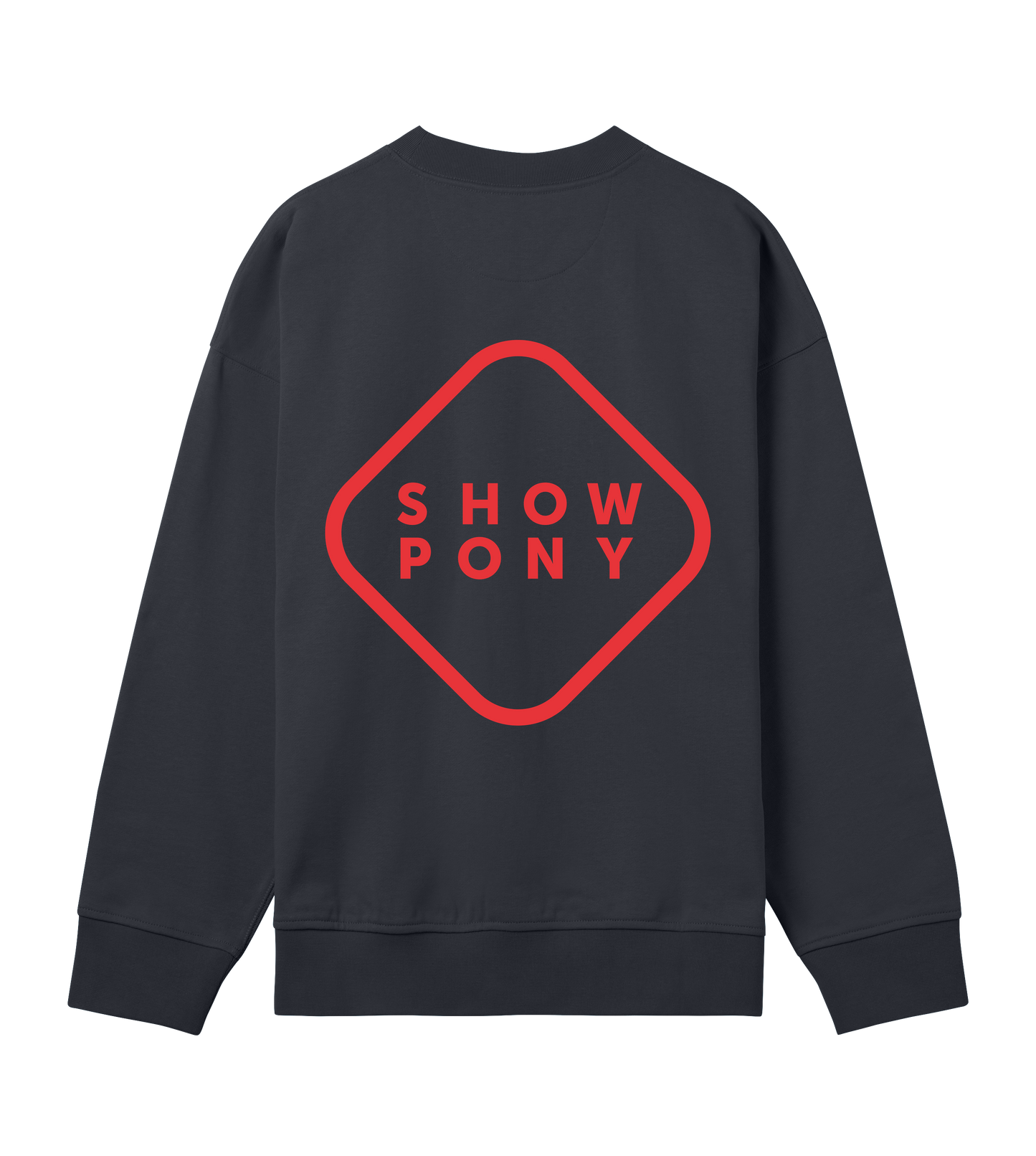 Showpony mens boxy sweatshirt, Red label