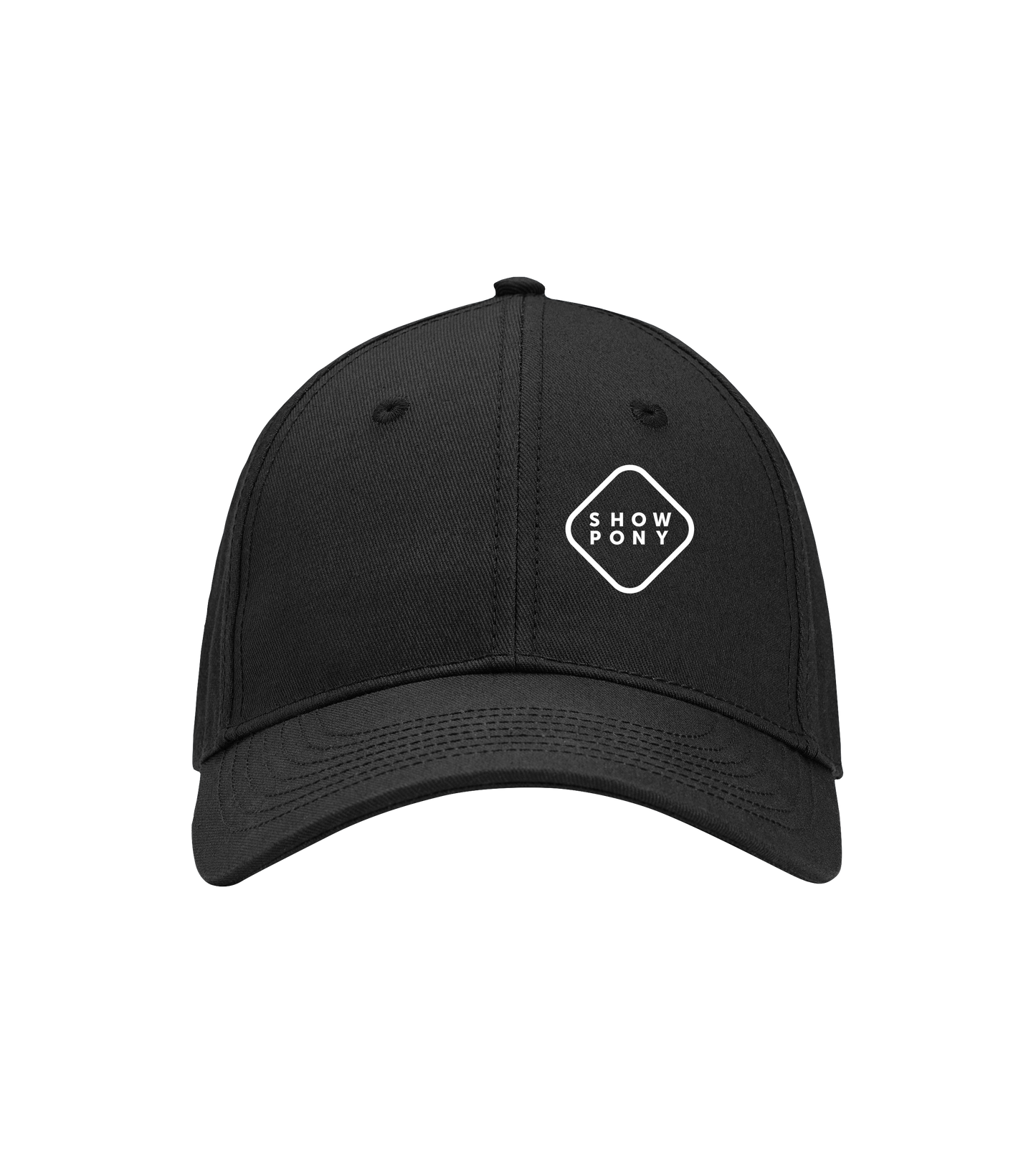 Showpony Twill baseball cap, White label